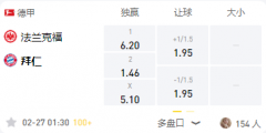 LD体育 德甲：兰克福VS拜仁慕尼黑，主场恐难耐领头羊